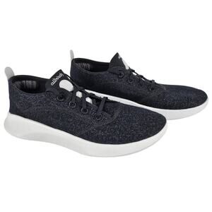 ALLBIRDS WOMEN’S WOOL RUNNER GRAY & WHITE – SIZE 8 – LIGHTWEIGHT & ECO-FRIENDLY